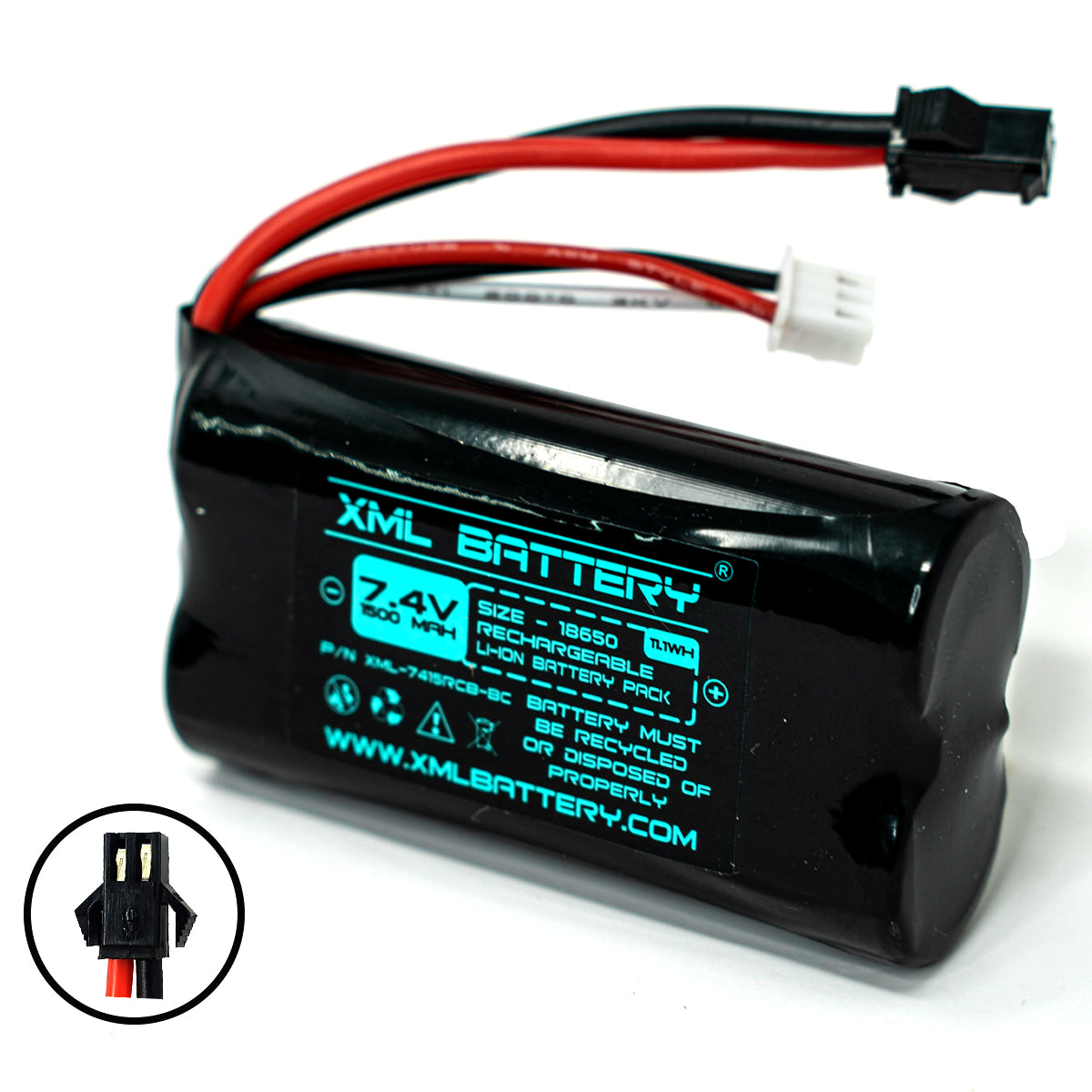 Vhbw Batterie Pour Modéle RC Par Ex. Voiture De Course Avion 1500mAh 74v Li Ion 68 X 37 X 19 Mm 74252069 Vhbw Batterie Pour Modéle RC Par Ex. Voiture De Course Avion 1500mAh 74v Li Ion 68 X 37 X 19 Mm 74252069