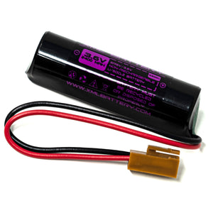 LS14500-MDS ER17500V Mitsubishi M64 System 3.6v 2400mAh Non-Rechargeable Lithium Battery Replacement for PLC Machine