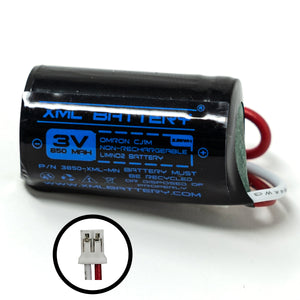 3v 850mAh Non-Rechargeable Lithium Battery Replacement for PLC Machine