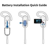 (2 Pack) VXI Blue Parrott Battery B350-XT B350XT 203660 Blue-Parrot for Bluetooth Headset