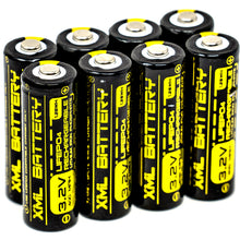 (6 Pack) IFR 3.2v 400mAh 4/5AA LifePO4 Solar Garden Light Battery