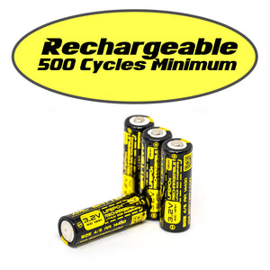 (6 Pack) LFP-14430-400 Battery LFP14430400 LifePO4 Solar Garden Light Battery