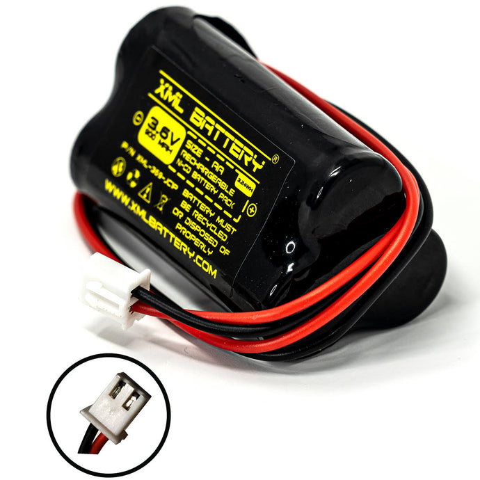 TOPA 3.6V AA900mAh JYH 3.6V AA1000mAh Battery Pack Replacement for Exit Sign Emergency Light