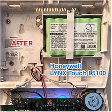 L3000 Lynx Battery L3000GSMPK 7.2v 2200mAh Ni-MH Pack for Wireless Alarm Control Panel