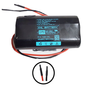 7.2v 2200mAh Li-ion PCB Protected Battery Pack Replacement for RC Car and more