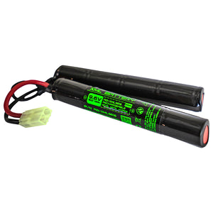 9.6v 1600mAh Ni-MH Rechargeable Battery Replacement for Airsoft (Nun-Chuck Style)