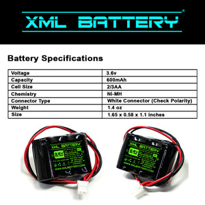 KA500 KA550 KA600 KA-500 KA-550 KA-600 Battery Pack Replacement for Radio Transmitter