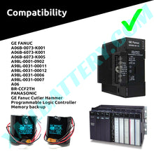 A06B-0073-K001 A06B0073K001 A06B-6073-K005 A06B6073K005 Battery Pack for Cutler Hammer Logic Controller
