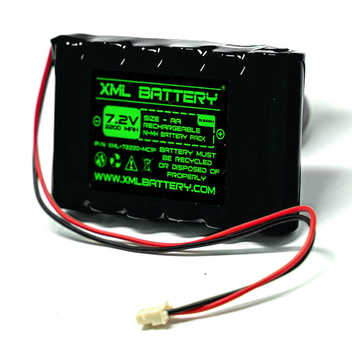 EBC-70-800 Battery EBC70800 7.2v 2200mAh Pack for Wireless Alarm Control Panel