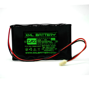 103-303689 Battery 103303689 7.2v 2200mAh Replacement Pack for Wireless Alarm Control Panel