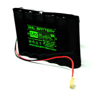 7.2v 3700mAh Ni-MH Battery Pack Replacement for Wireless Alarm Control Panel