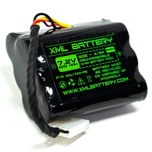 7.2v 4000mAh Rechargeable Ni-MH Battery Pack Replacement for Neato Vacuum Robot
