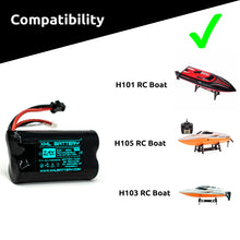 QS 8019 8004 Contixo INTEY BFULL 1:18 Scale Battery RC Boat Pack Replacement