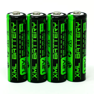 (6 Pack) Multiple Application Solar Security 1.2v 1600mAh AA NI-MH Battery