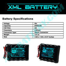 18v 2400mAh Non-Rechargeable Lithium Battery Pack Replacement for Bone Healing System
