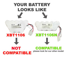 XBT1106N Shark Battery XBT-1106N Pack Replacement for Freestyle Navigator Cordless Stick Vacuum