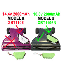 10.8v 2000mAh Ni-MH Battery Pack Replacement for Shark Freestyle Navigator Cordless Stick Vacuum