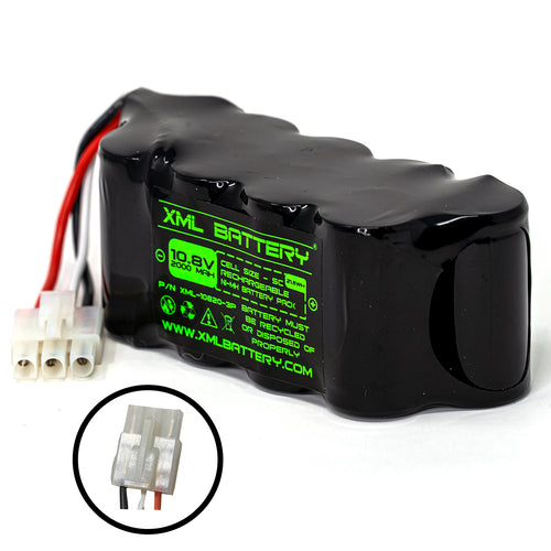 10.8v 2000mAh Ni-MH Battery Pack Replacement for Shark Freestyle Navigator Cordless Stick Vacuum