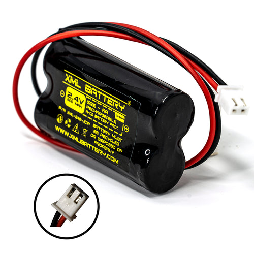 TOPA NI-CD AA500MAH 2.4V AA 500mAh Battery Pack Replacement for Exit Sign Emergency Light
