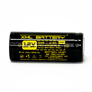 KR-1500AUL Sanyo KR1500AUL Battery Ni-CD Rechargeable Battery Pack Replacement for Exit Sign Emergency Light